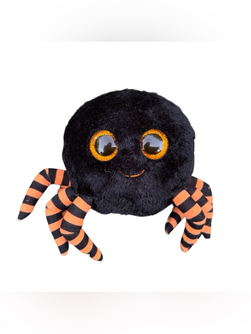 TY Beanie Boo Halloween Spider Crawly Goth Spooky Soft Glitter Eye Plush Toy